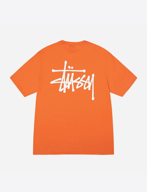 스투시 베이직 티셔츠 (오렌지/남녀공용)