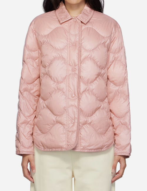 몽클레어 퀼티드 다운 자켓 핑크