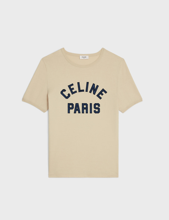 셀린느 파리 70&#039;S 티셔츠 2X29H671Q 샴페인퐁세