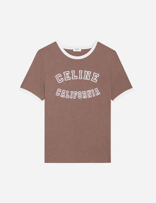 셀린느 캘리포니아 70&#039;S 티셔츠 빈티지브라운멜란지
